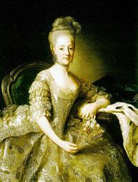 Alexander Roslin Portrait of Hedwig Elizabeth Charlotte of Holstein-Gottorp Spain oil painting art